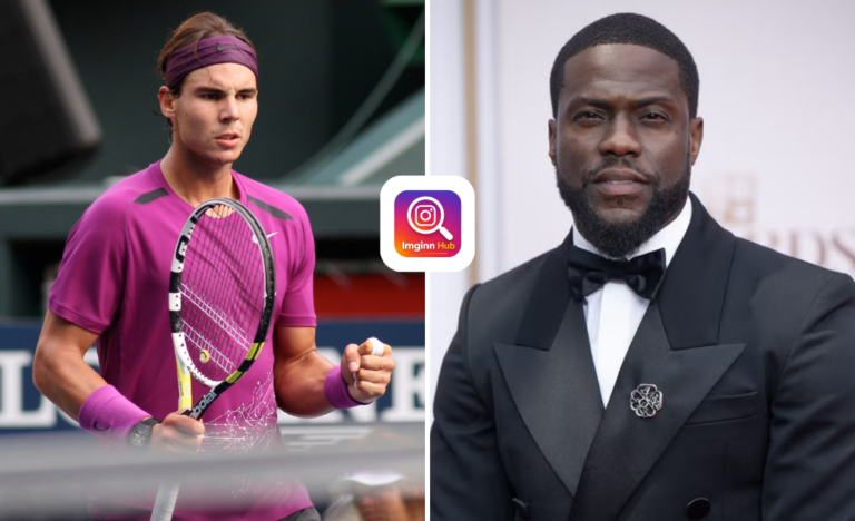 Rafael Nadal and Kevin Hart